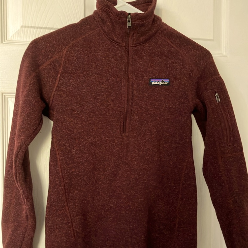 Patagonia Men's Quarter-Zip Sweater - Maroon
